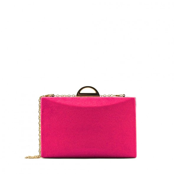 Clutch Fiesta Efecto Ante Grande